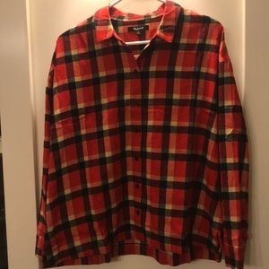 Madewell plaid Flannel Westlake Long Sleeve Shirt